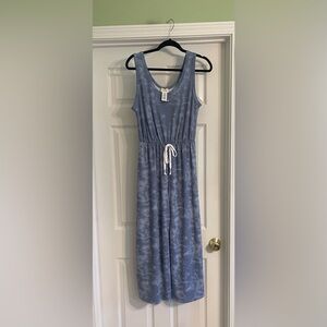 Caution to the Wind Blue Camo Jumpsuit-Sz Large-new